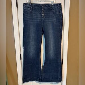 Rock & Roll Cowgirl High Rise Trouser Jeans